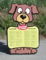Cartello per Zona riservata agli animali.